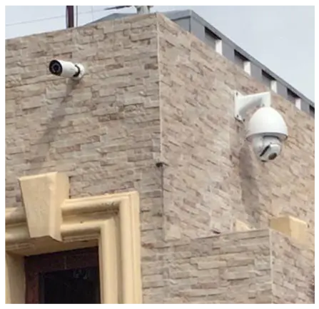 Milesight Bullet Network Cameras and Speed Dome Network Cameras in the outdoor areas.