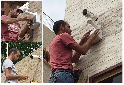 the installation of the Milesight Mini PTZ Bullet Network Cameras.